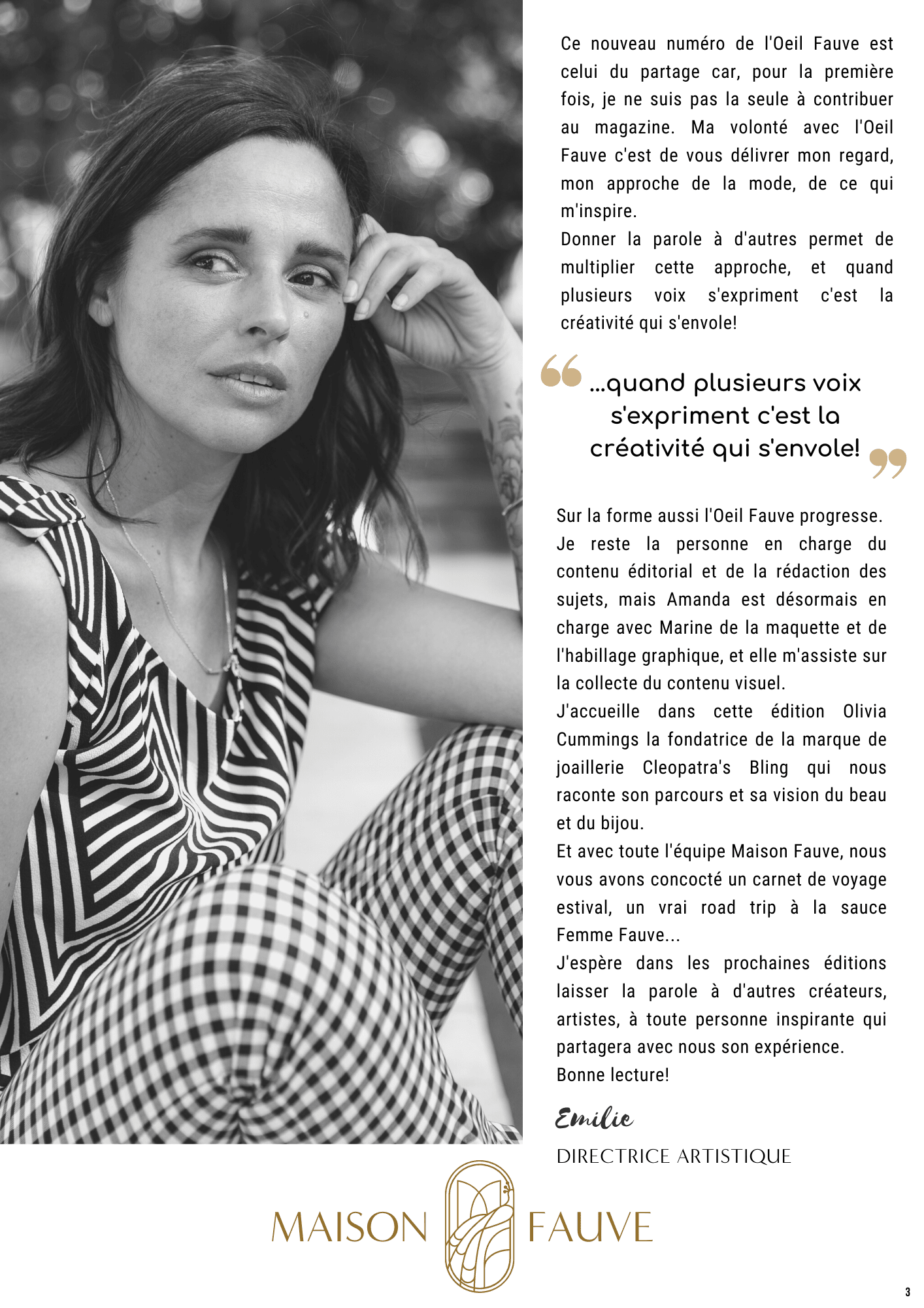 Magazine L'Oeil Fauve - numéro 5 - été 2022 - Maison Fauve