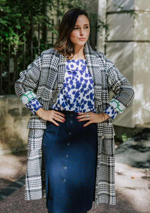 Patron couture manteau Pam / PDF (A4, A3, A0, US Letter) - Cadres, Calques par Taille, Vidéoprojection