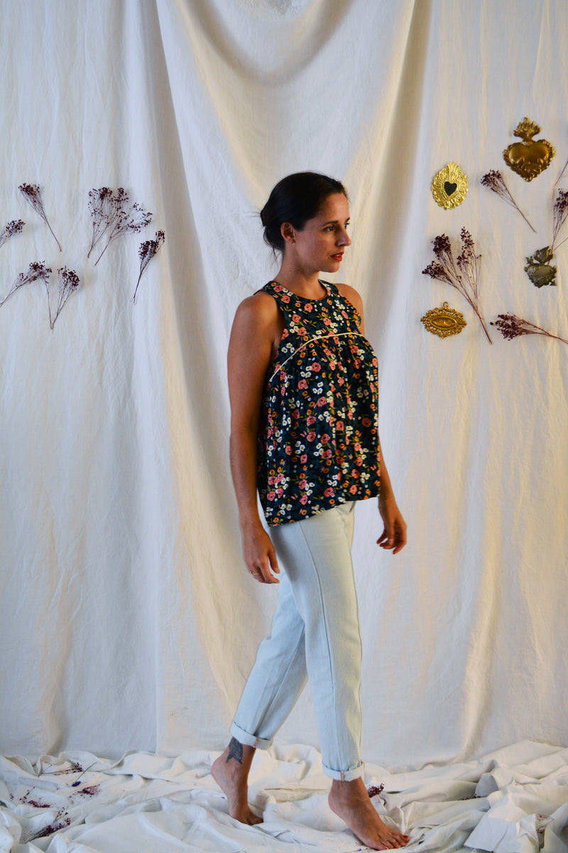 Patron couture blouse, top Panama / PDF (A4, A3, A0, US Letter) - Cadres, Calques par Taille, Vidéoprojection