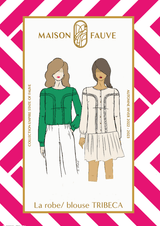 Patron blouse, robe Tribeca / Patron pochette - Maison Fauve