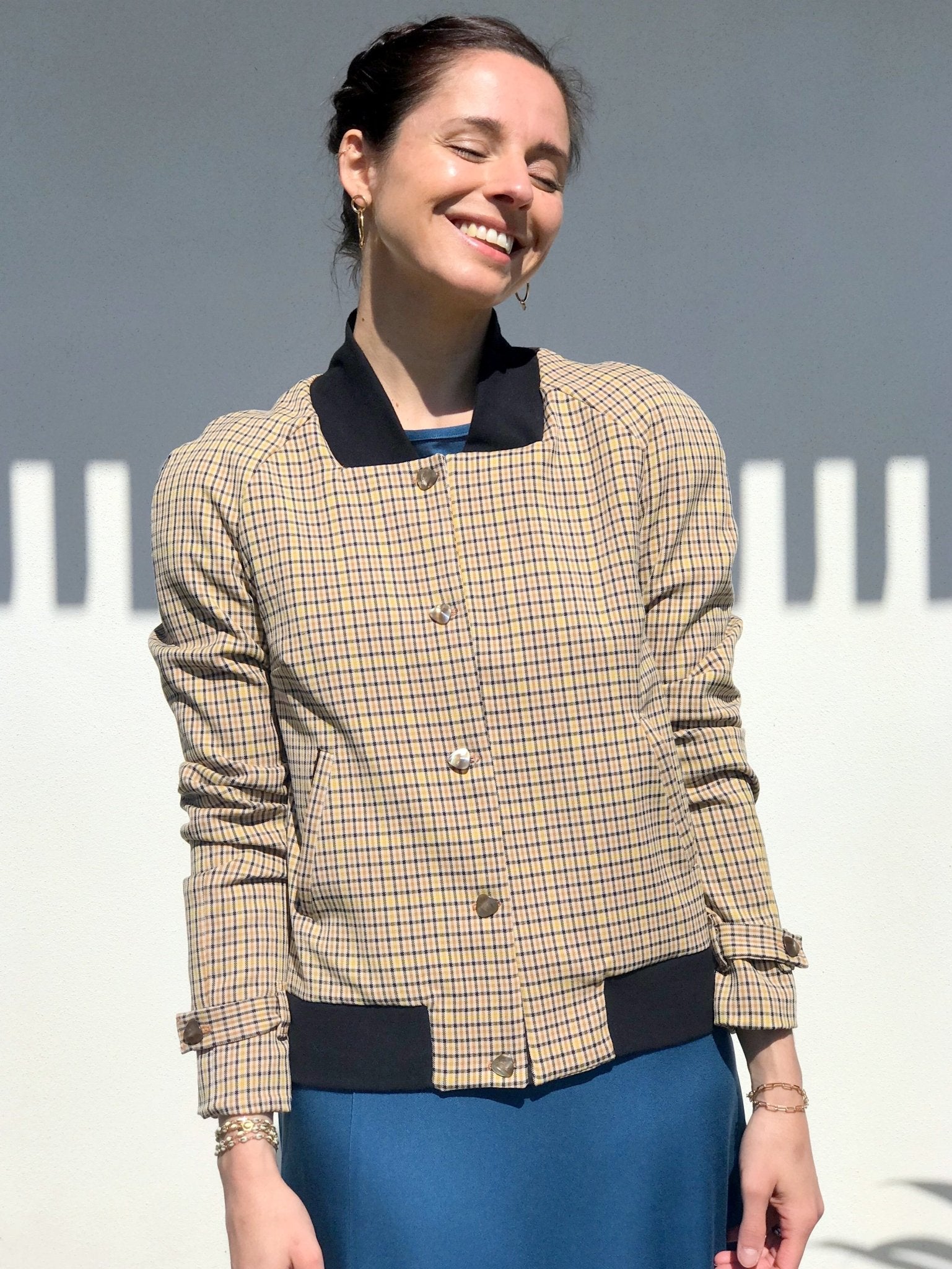 Patron couture blouson Sunset / PDF (A4, A3, A0, US Letter) - Cadres, Calques par Taille, Vidéoprojection - Maison Fauve