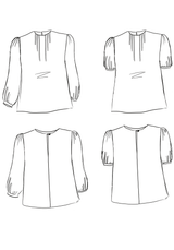 Patron couture gratuit blouse Tilda / PDF à télécharger - Maison Fauve