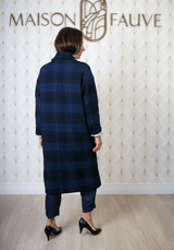 Patron couture manteau Pam / PDF (A4, A3, A0, US Letter) - Cadres, Calques par Taille, Vidéoprojection - Maison Fauve