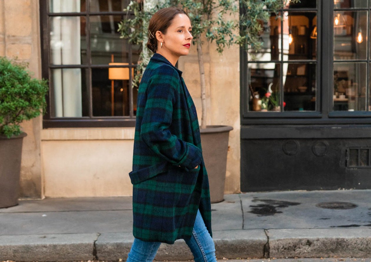 Patron couture manteau Ray / PDF (A4, A3, A0, US Letter) – Tailles 34 à 56 – Cadres, Calques par Taille, Vidéoprojection - Maison Fauve