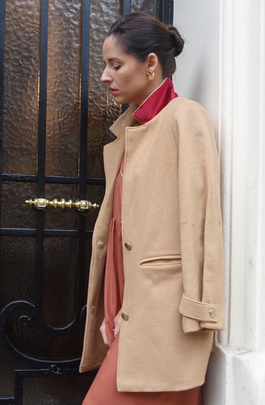 Patron couture manteau Ray / PDF (A4, A3, A0, US Letter) – Tailles 34 à 56 – Cadres, Calques par Taille, Vidéoprojection - Maison Fauve