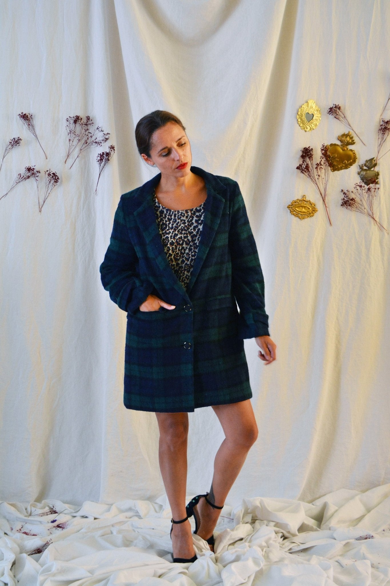 Patron couture manteau Ray / PDF (A4, A3, A0, US Letter) – Tailles 34 à 56 – Cadres, Calques par Taille, Vidéoprojection - Maison Fauve