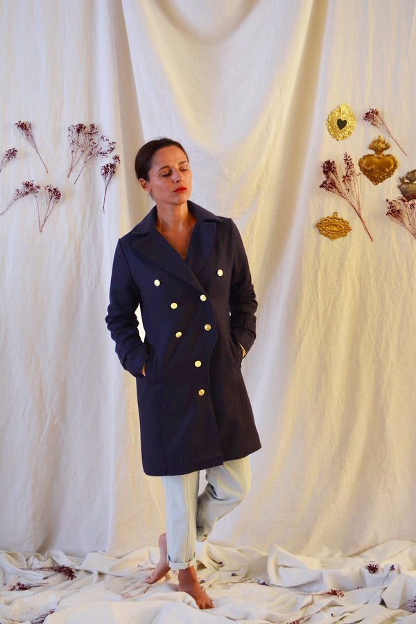 Patron couture manteau, veste Tsar / PDF (A4, A3, A0, US Letter) - Cadres, Calques par Taille, Vidéoprojection - Maison Fauve