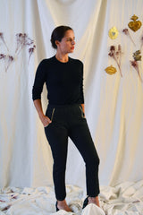 Patron couture pantalon cigarette Loulou / PDF (A4, A3, A0, US Letter) - Cadres, Calques par Taille, Vidéoprojection - Maison Fauve