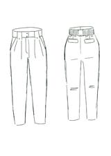Patron couture pantalon, short Bélem / Patron pochette - Maison Fauve
