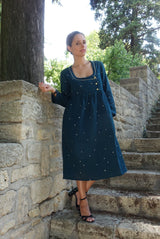 Patron couture robe, blouse encolure carrée Sybil / PDF (A4, A3, A0, US Letter) - Cadres, Calques par Taille, Vidéoprojection - Maison Fauve