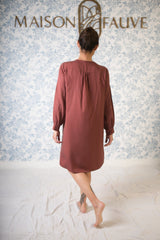 Patron couture robe chemise Atlas / PDF (A4, A3, A0, US Letter) - Cadres, Calques par Taille, Vidéoprojection - Maison Fauve