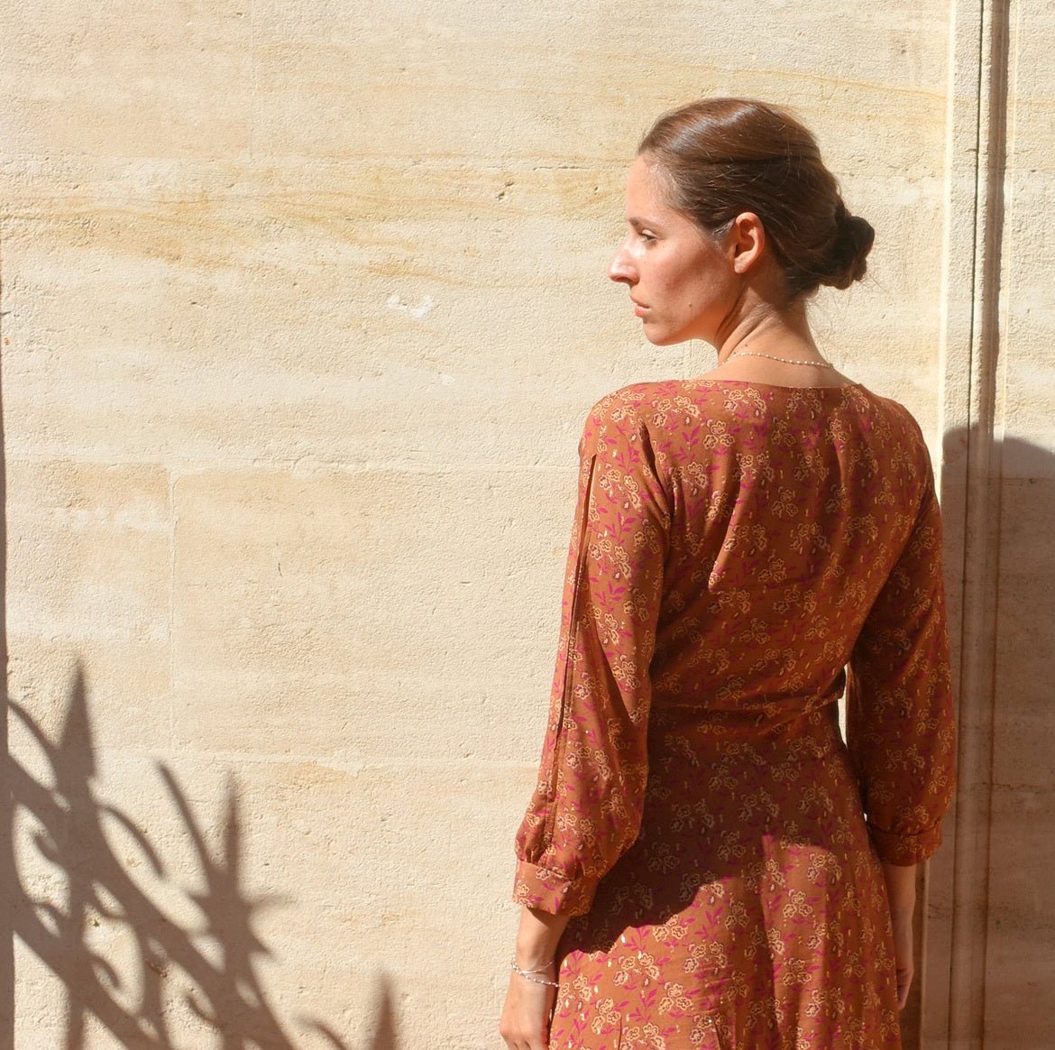 Patron couture robe portefeuille longue Tamara / PDF (A4, A3, A0, US Letter) – Tailles 34 à 56 – Cadres, Calques par Taille, Vidéoprojection - Maison Fauve