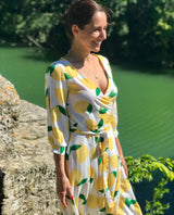 Patron couture robe portefeuille longue Tamara / PDF (A4, A3, A0, US Letter) – Tailles 34 à 56 – Cadres, Calques par Taille, Vidéoprojection - Maison Fauve