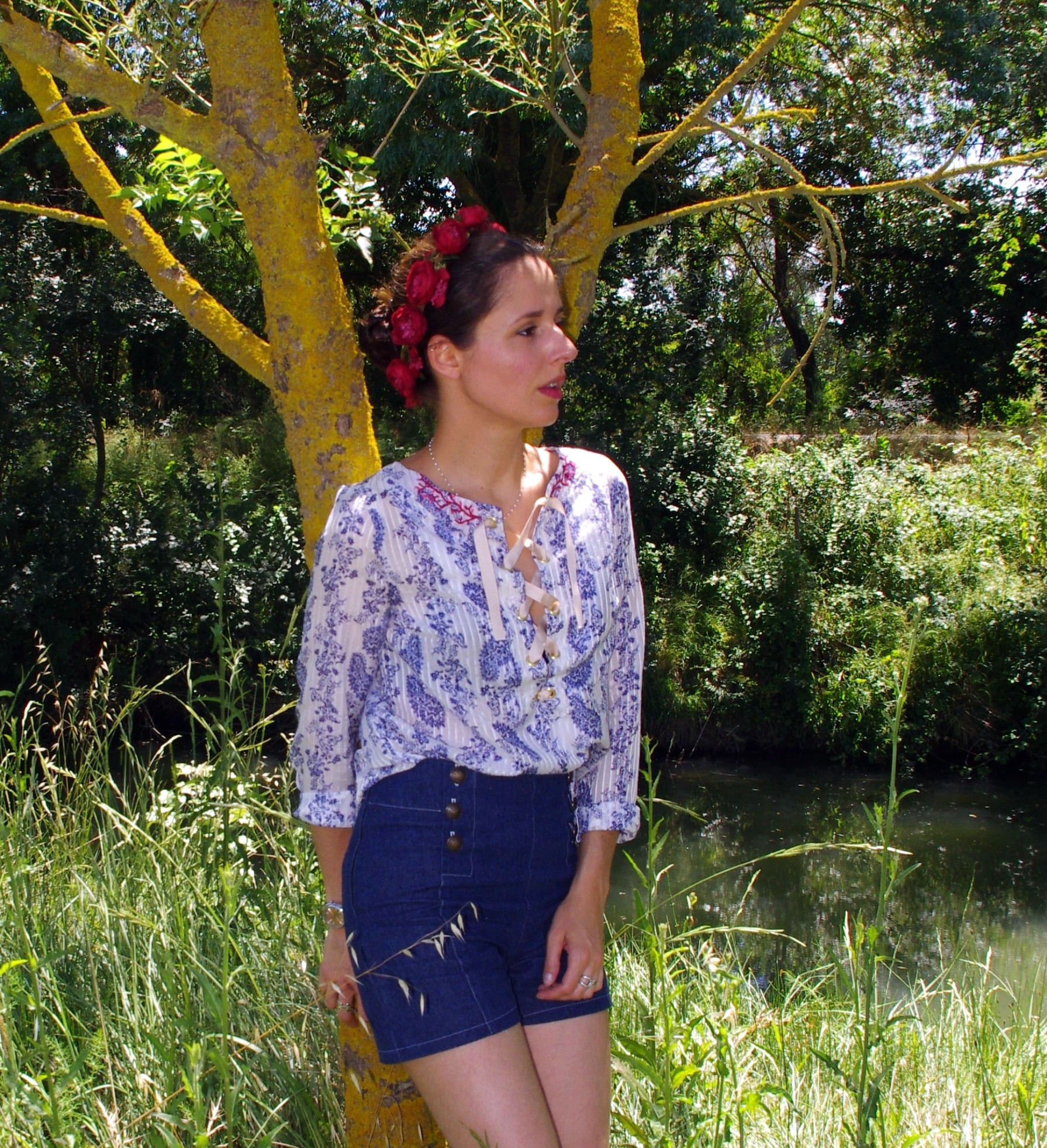 Patron couture robe saharienne Eole / PDF (A4, A3, A0, US Letter) - Cadres, Calques par Taille, Vidéoprojection - Maison Fauve