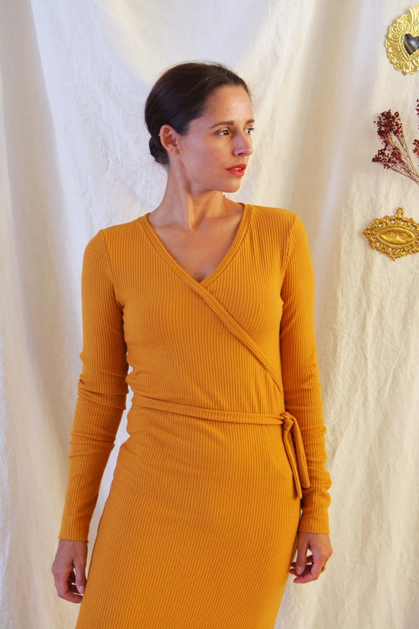 Patron couture robe, top en maille Ludmilla / PDF (A4, A3, A0, US Letter) - Cadres, Calques par Taille, Vidéoprojection - Maison Fauve