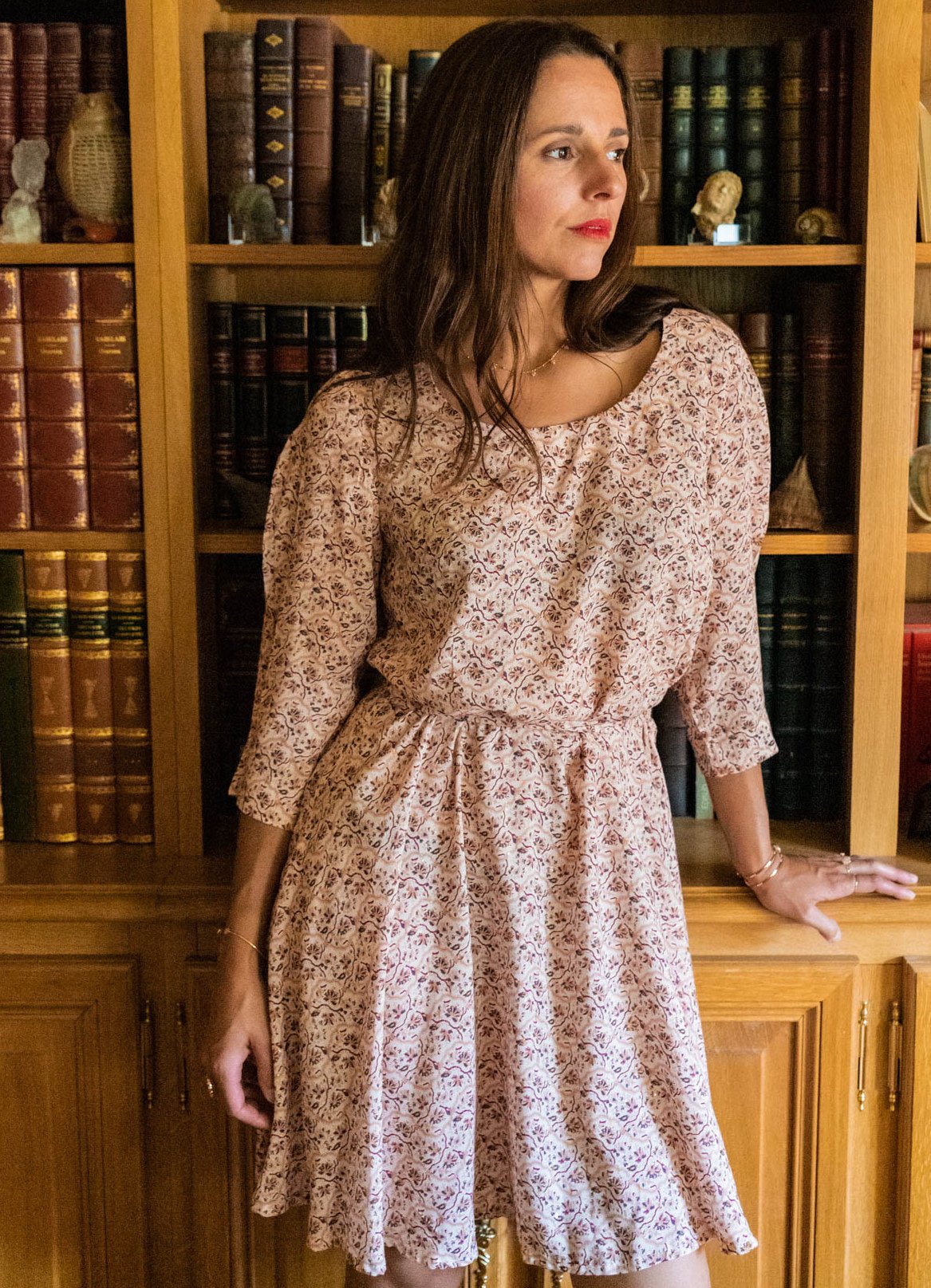 Patron couture robe, top Niki / PDF (A4, A3, A0, US Letter) – Tailles 34 à 56 – Cadres, Calques par Taille, Vidéoprojection - Maison Fauve