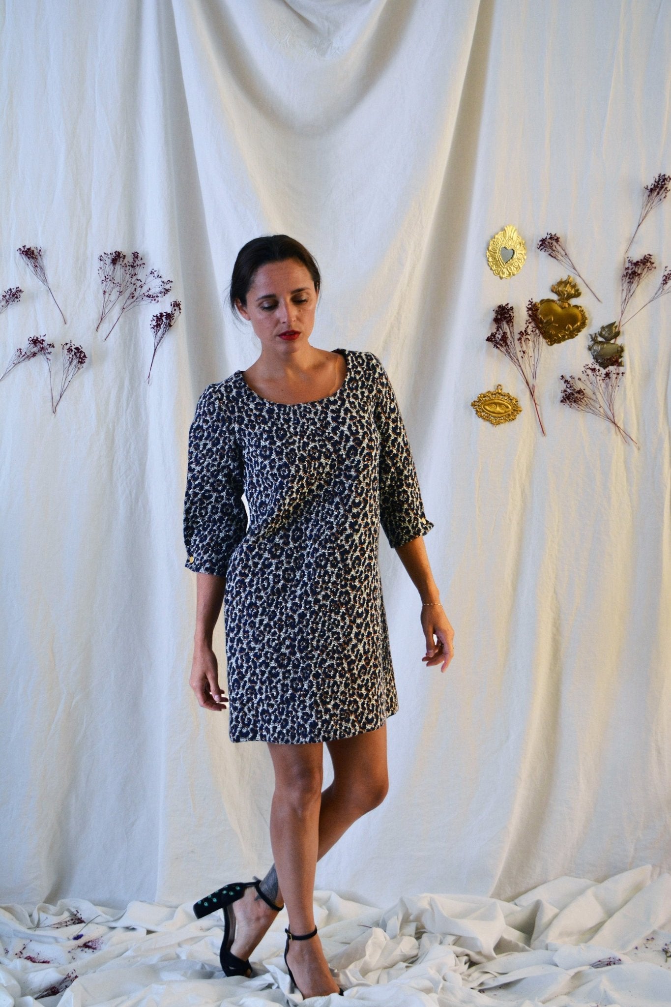 Patron couture robe, top Niki / PDF (A4, A3, A0, US Letter) – Tailles 34 à 56 – Cadres, Calques par Taille, Vidéoprojection - Maison Fauve