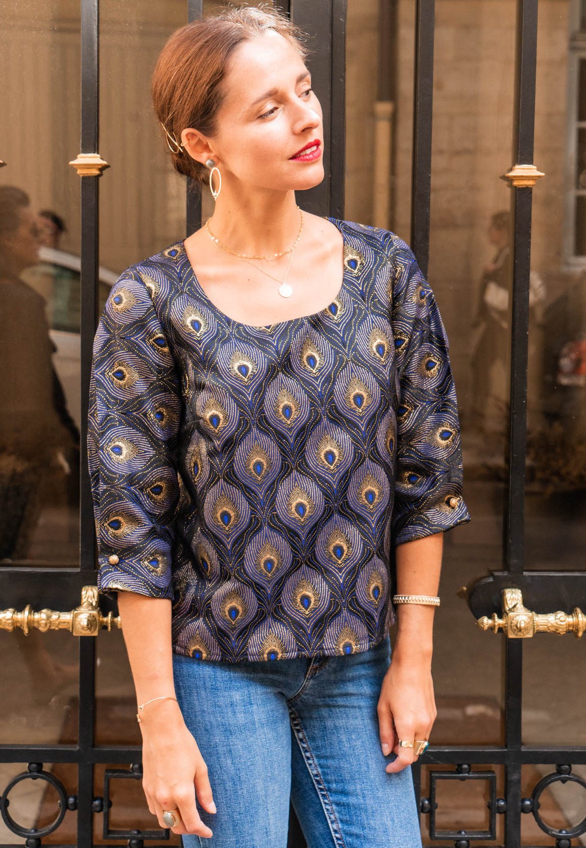 Patron couture robe, top Niki / PDF (A4, A3, A0, US Letter) – Tailles 34 à 56 – Cadres, Calques par Taille, Vidéoprojection - Maison Fauve