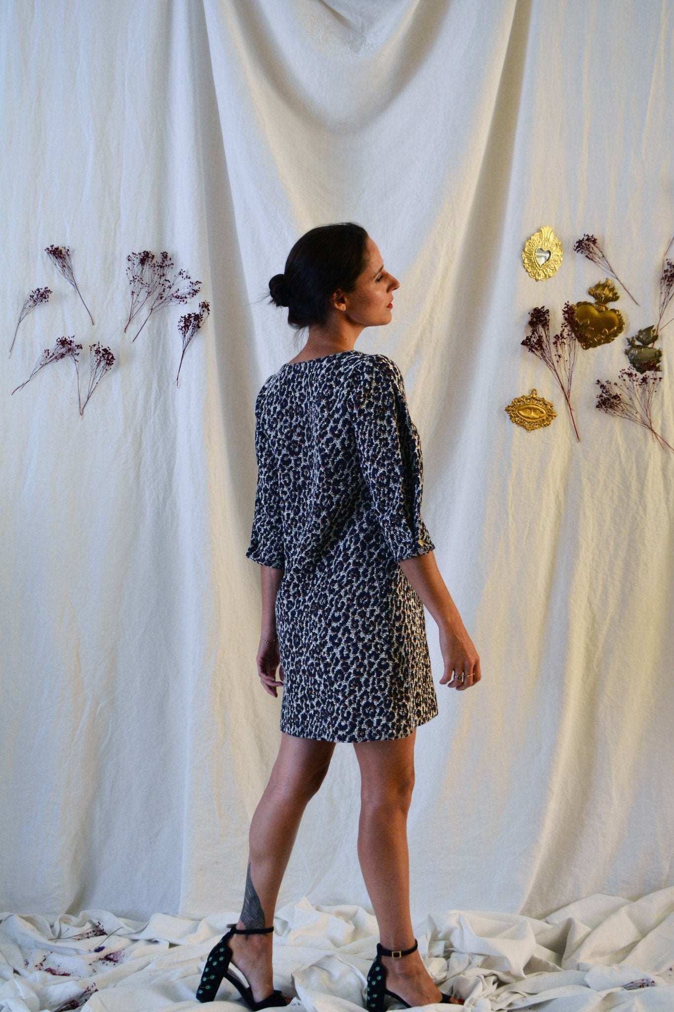 Patron couture robe, top Niki / PDF (A4, A3, A0, US Letter) – Tailles 34 à 56 – Cadres, Calques par Taille, Vidéoprojection - Maison Fauve