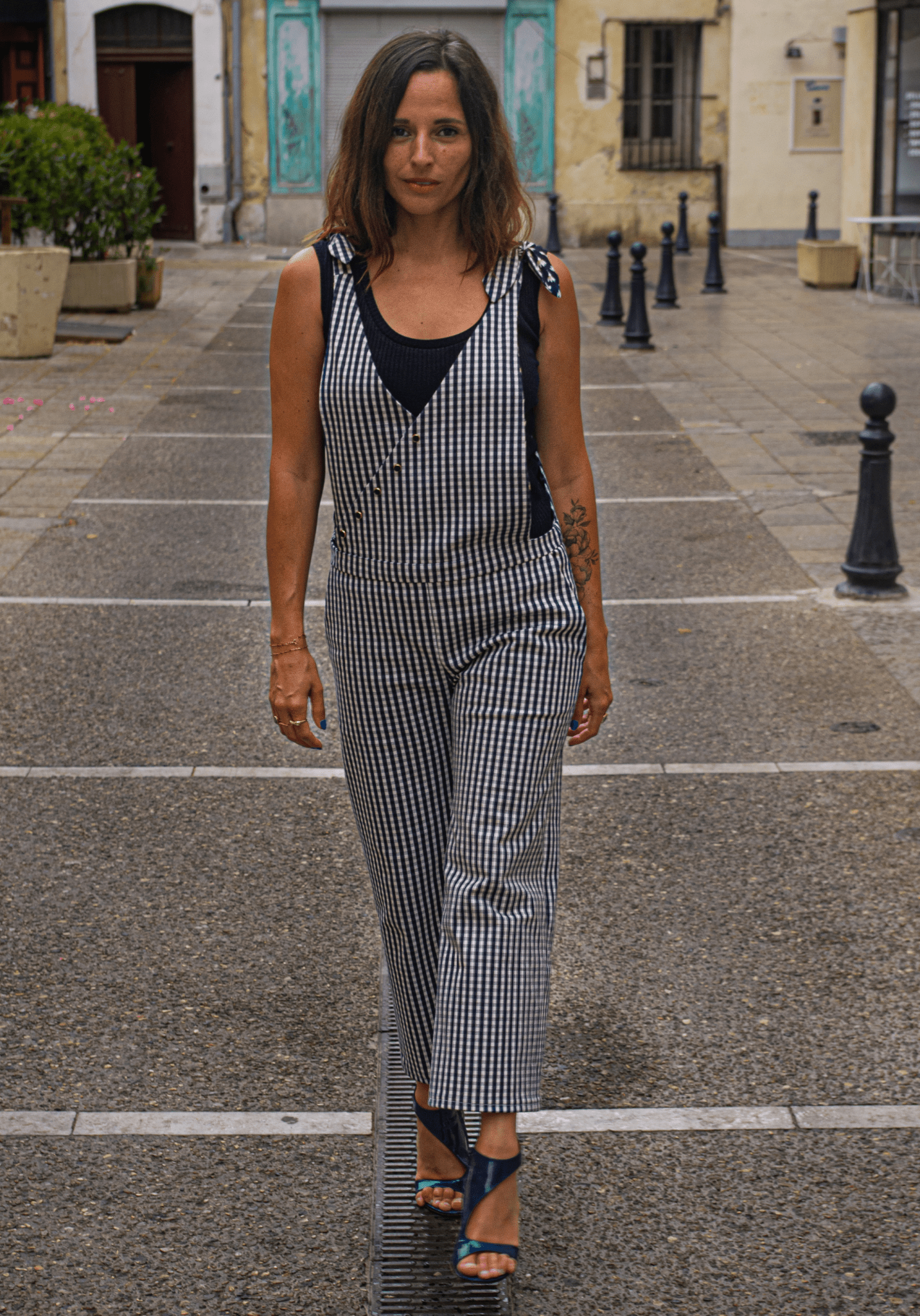 Patron couture salopette Sailor / PDF (A4, A3, A0, US Letter) - Cadres, Calques par Taille, Vidéoprojection - Maison Fauve