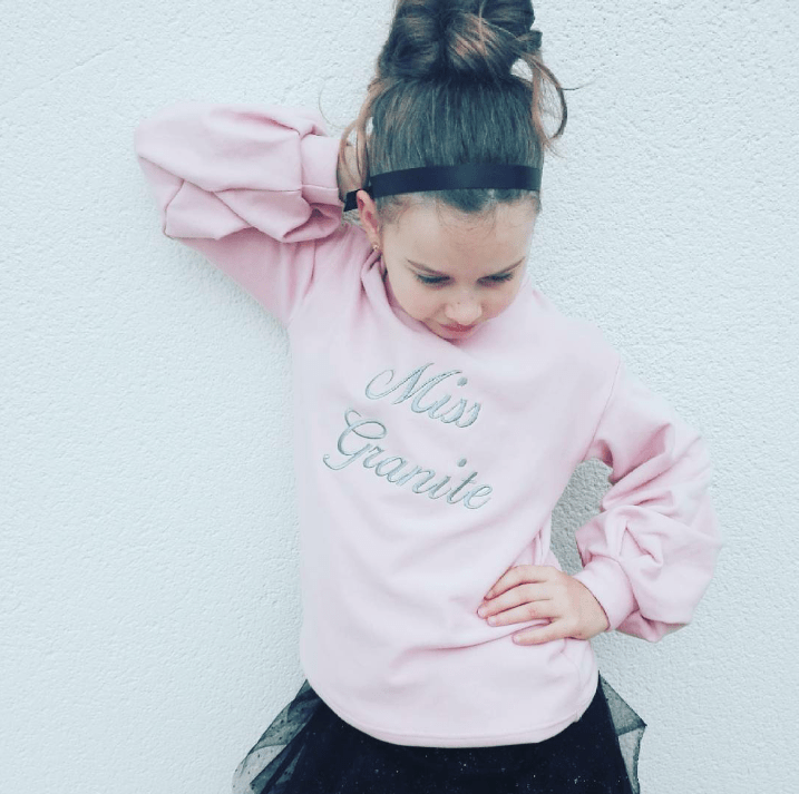 Patron couture sweat enfant Miss Granite / PDF (A4, A3, A0, US Letter) - Cadres, Calques par Taille, Vidéoprojection - Maison Fauve