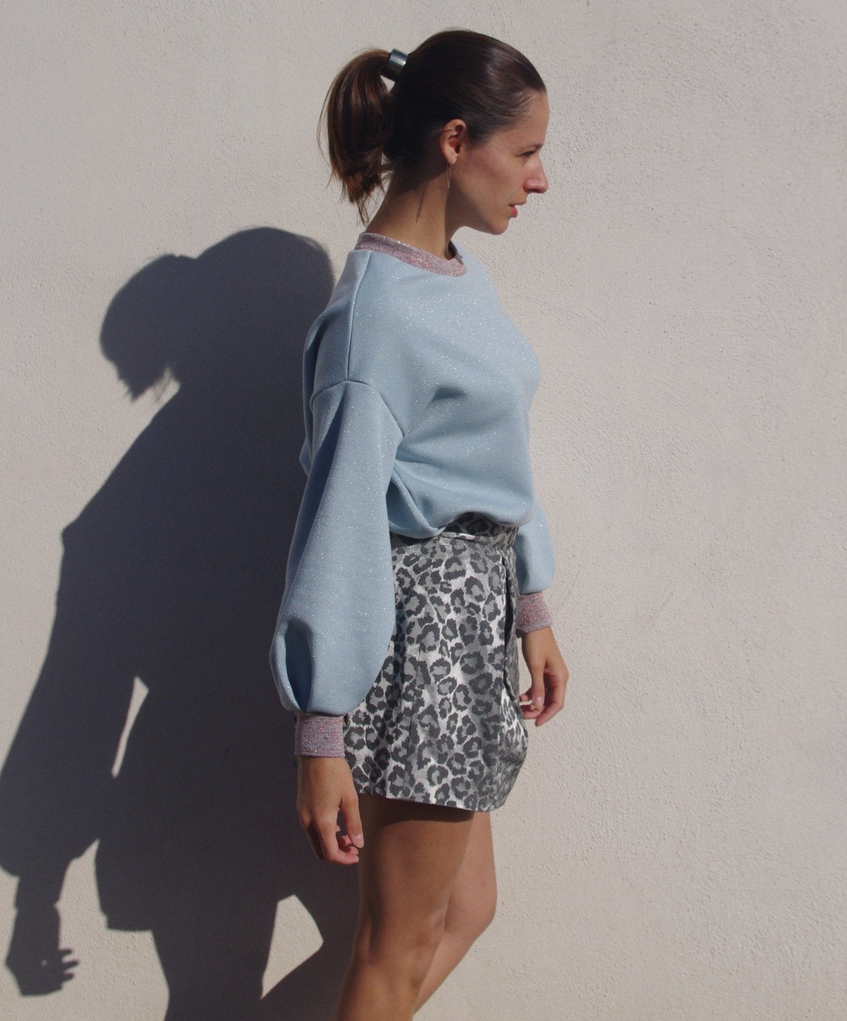 Patron couture sweat Granite / PDF (A4, A3, A0, US Letter) – Tailles 34 à 56 – Cadres, Calques par Taille, Vidéoprojection - Maison Fauve
