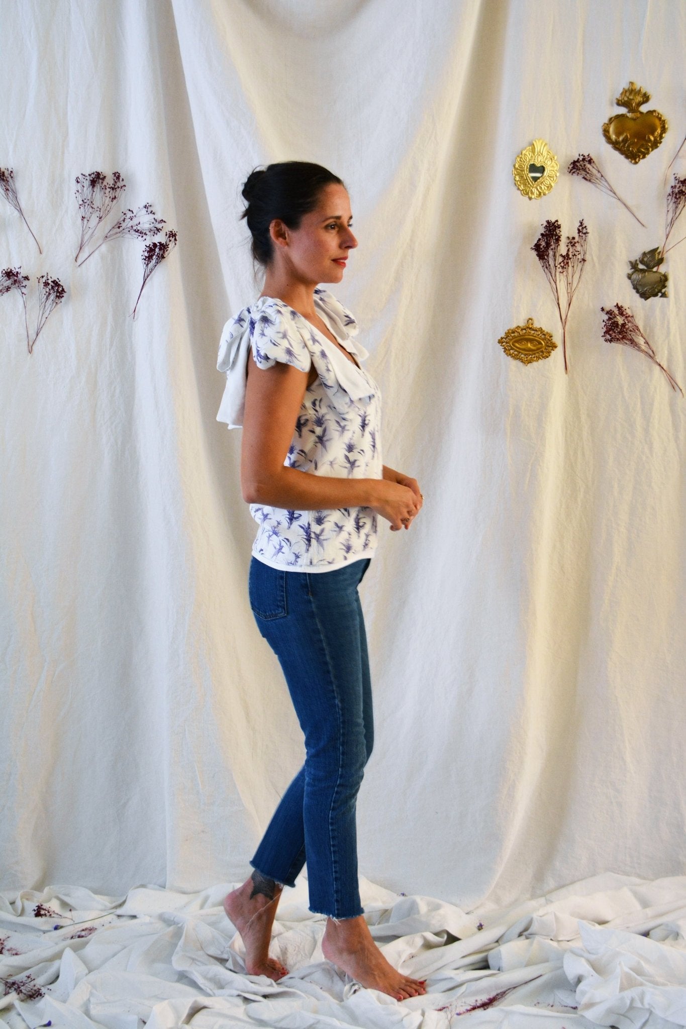 Patron couture top Nana / PDF (A4, A3, A0, US Letter) - Cadres, Calques par Taille, Vidéoprojection - Maison Fauve