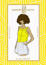 Patron couture top Salto / Patron pochette - Maison Fauve