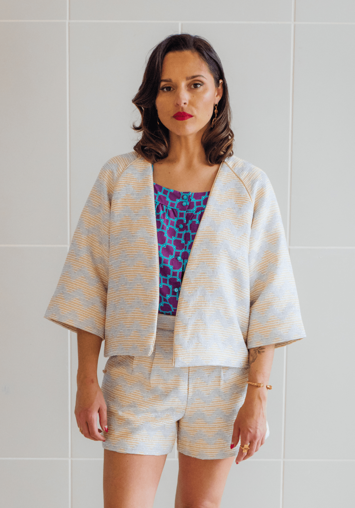 Patron couture veste Nage Libre / PDF (A4, A3, A0, US Letter) - Cadres, Calques par Taille, Vidéoprojection - Maison Fauve