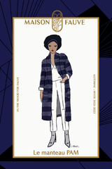 Patron manteau Pam / Patron pochette - Maison Fauve