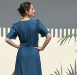 Patron robe, blouse Zénith / PDF (A4, A3, A0, US Letter) - Cadres, Calques par Taille, Vidéoprojection - Maison Fauve