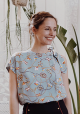 Santa Fe Top Sewing Pattern / PDF (A4, A3, A0, US Letter) - Frames, Layers by Size, Video Projection