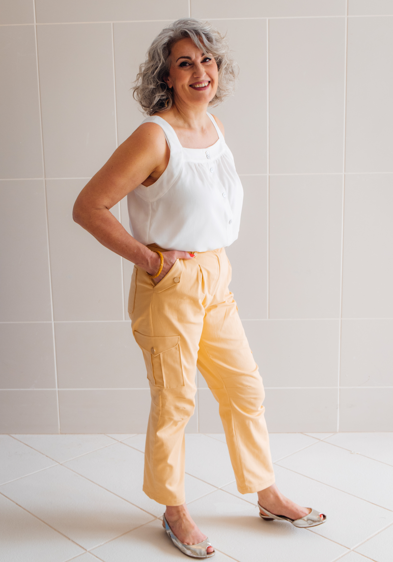 Patron couture pantalon Tremplin / PDF (A4, A3, A0, US Letter) - Cadres, Calques par Taille, Vidéoprojection