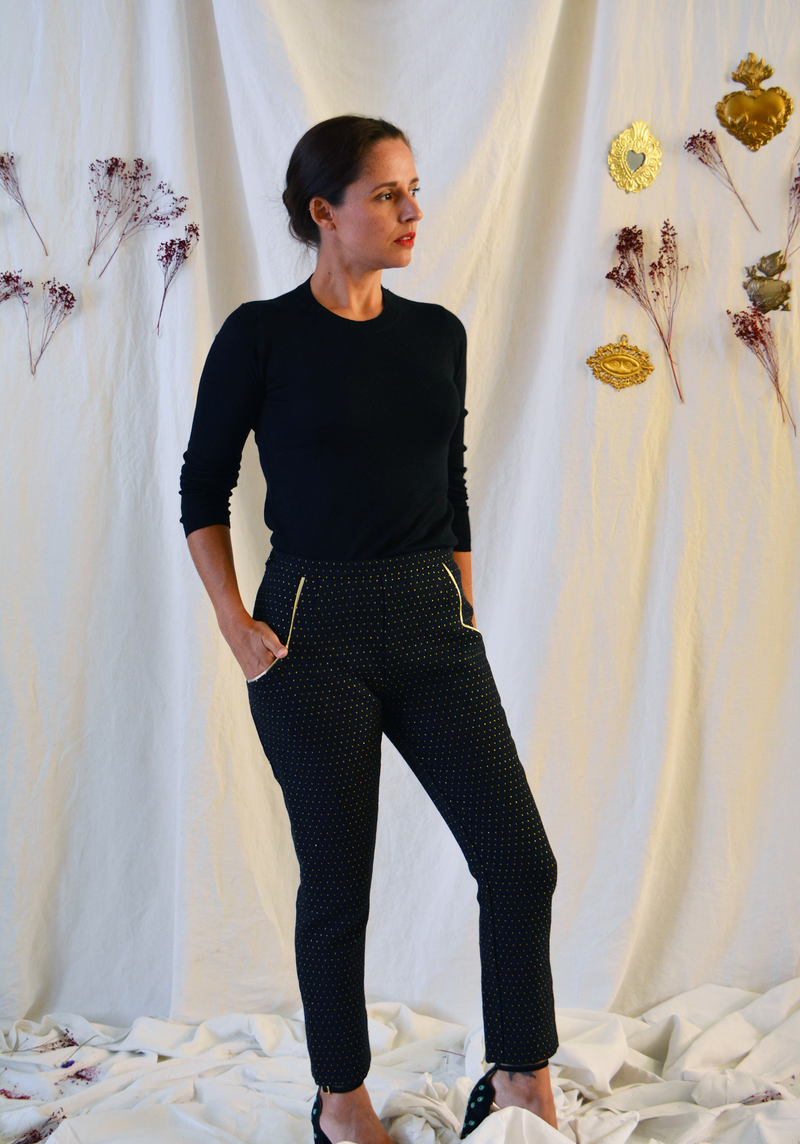Loulou cigarette pants sewing pattern / PDF (A4, A3, A0, US Letter) - Frames, Layers by Size, Video projection