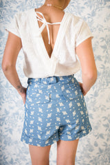 patron short femme taille haute