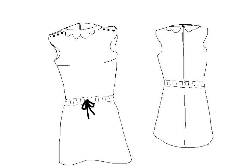 Miss Austen Girls Dress Sewing Pattern / PDF (A4, A3, A0, US Letter) - Frames, Layers by Size, Video Projection