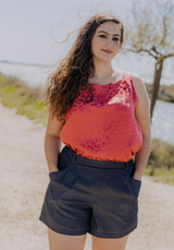 Tissu jean denim léger Macadam