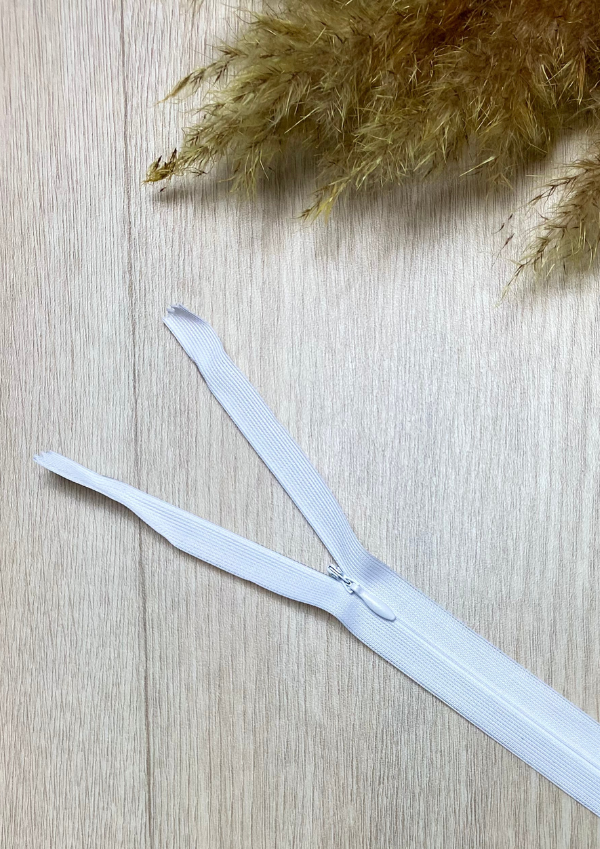 Zip invisible 40 cm - Plusieurs coloris